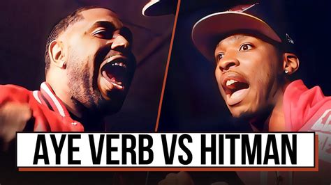 Aye Verb Vs Hitman Holla Full Battle Reaction Rewatch Youtube