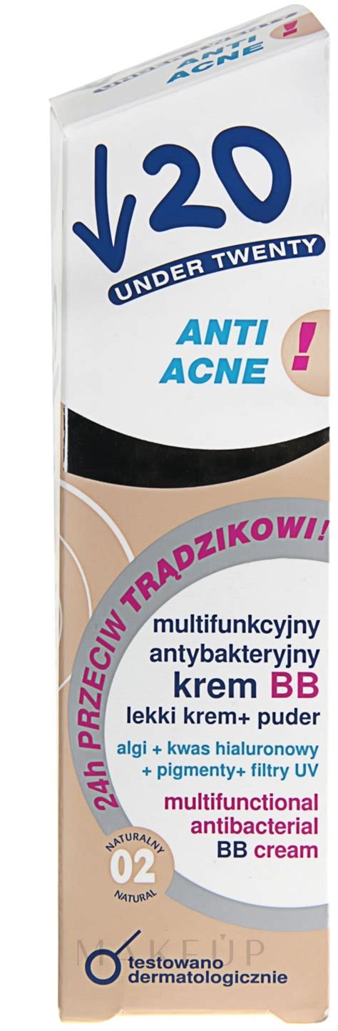 Under Twenty Anti Acne 2 In 1 Light Cream Antibacterial Foundation