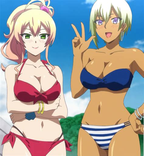 Image Yukana Yame And Ranko Honjou 2 Stitched Hajimete No Gal Ep8