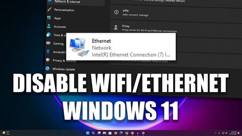 How To Disable Wifi Or Ethernet Network Adapter In Windows Youtube