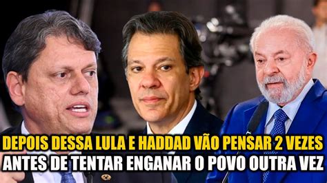 Tarc Sio Reage E Aplica Cala Boca Pico Em Haddad E Lula Ap S Promessa