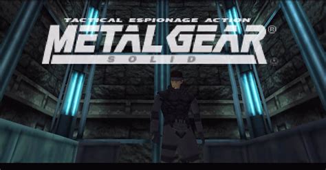 The Great Video Games Metal Gear Solid Playstation 1998