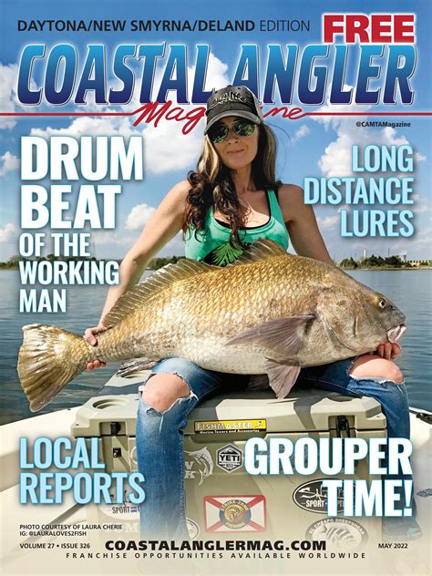 Coastal Angler Magazine May Daytona New Smyrna Deland Edition