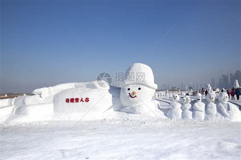 哈尔滨雪人谷高清图片下载 正版图片501550051 摄图网