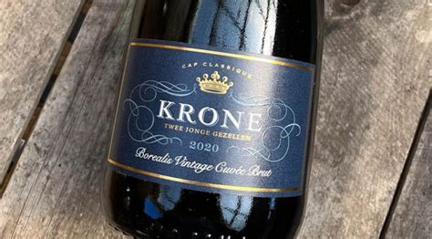 Twee Jonge Gezellen Krone Borealis Cuv E Brut Tulbagh Sydafrika