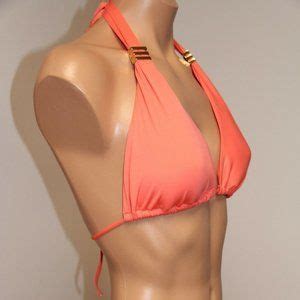 Bar Iii Swim Nwt Bar Iii Halter Bikini Pc Set Coral Reef Poshmark