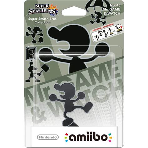 Mr Game And Watch No45 Amiibo Nintendo Official Uk Store