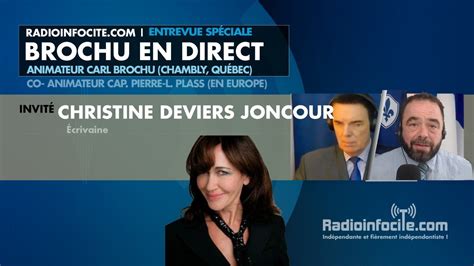 Christine Deviers Joncour Brochu En Direct Du Dimanche YouTube