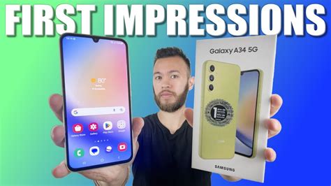 Samsung Galaxy A34 5g Unboxing And First Impressions Youtube