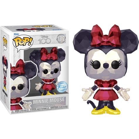 Disney 100th Minnie Mouse Facet Pop Vinyl Figure Popcultcha