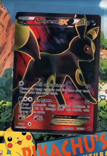 Pok Mon Jcg Umbreon Ex Fates Collide Holo Full Art Ultra Rare