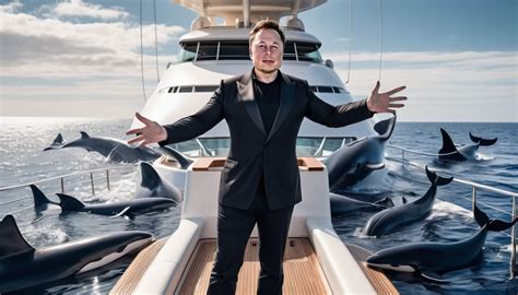 Elon Musk on Luxury Yacht with Whales | Stable Diffusion Online