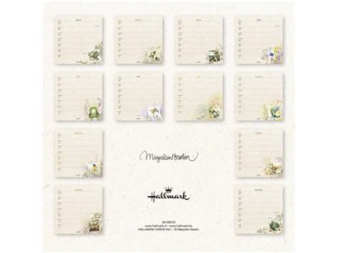 Online Kalender 2024 Hallmark Marjolein Bastin 7dagen 1pagina 210X210mm