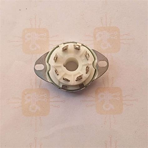 Ceramic 8 Pin Octal Tube Socket Base Panel Mounted