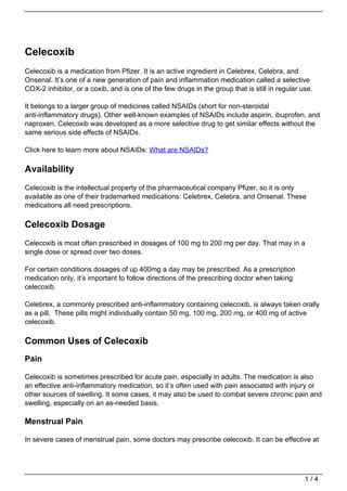 Celecoxib Pdf