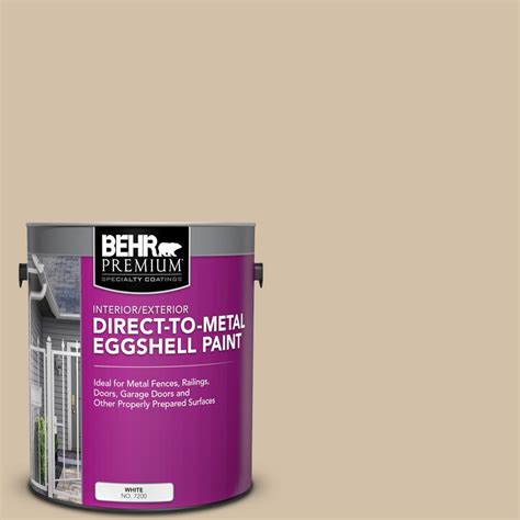 BEHR PREMIUM 1 Gal PPU7 08 Baja Eggshell Direct To Metal Interior