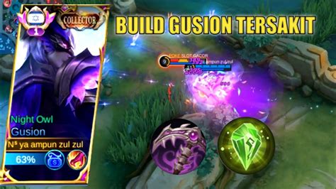 Build Gusion Tersakit Tips Combo Gusion Panen Kill Gameplay Gusion