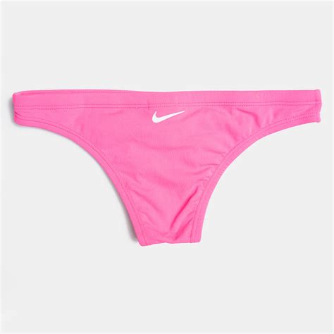 Nike Cheeky Bikini Bottom Γυναικείο Μαγιό Κάτω Μέρος Ροζ NESSB
