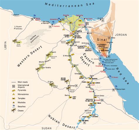 Map of countries : Egypt