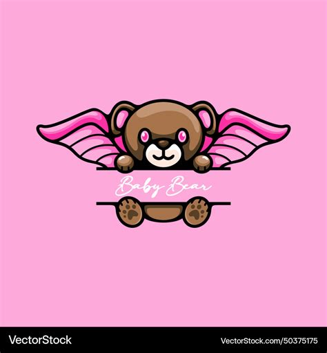 Baby bear Royalty Free Vector Image - VectorStock