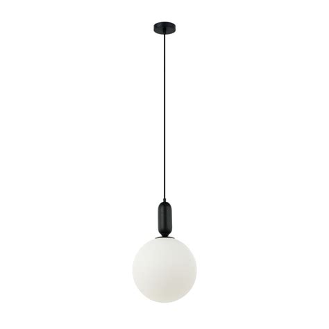 ITALUX ALDEVA PND 02340 1L BK LAMPA WISZĄCA NOWOCZESNA SZKLANA BIAŁA