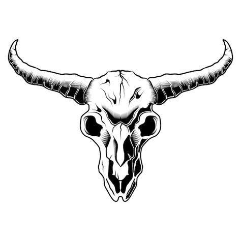 Longhorn Head Tattoo Images - Free Download on Freepik