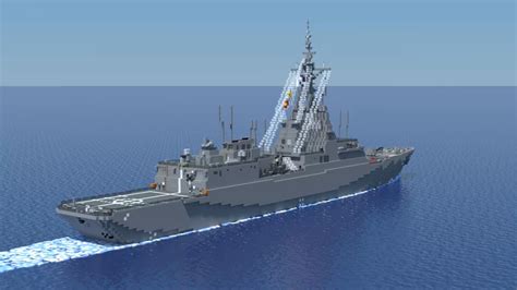 HMAS Hobart DDG-39 Minecraft Map