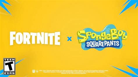 Fortnite X Spongebob Is Coming Soon Fortnite Epic Games Spongebob