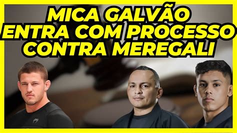 MICA GALVÃO PROCESSA NICHOLAS MEREGALI POR DECLARAÇÕES NA INTERNET