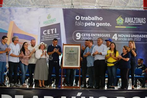 Wilson Lima inaugura Ceti em Codajás a décima escola de tempo integral