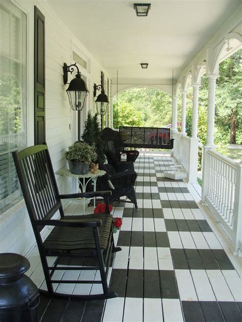 Painted Porch Floor Content In A Cottage