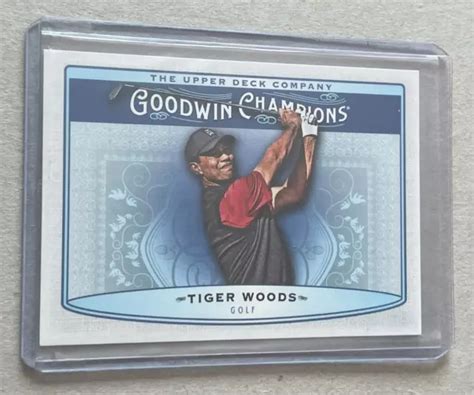 CARTE PGA GOLF 2019 Upper Deck UD Goodwin Champions TIGER WOODS 75