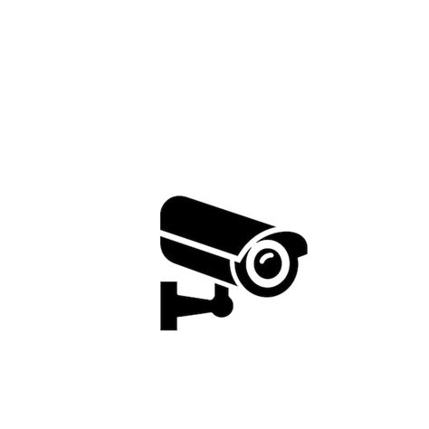 Premium Vector CCtv Camera Silhouette Security Camera Vector Design