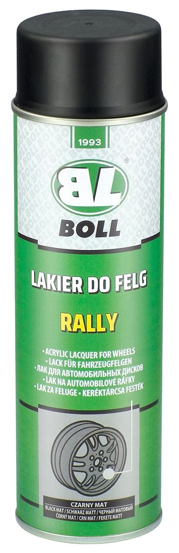 Lakier Do Felg Czarny Mat Boll Rally Ml Za Z Z