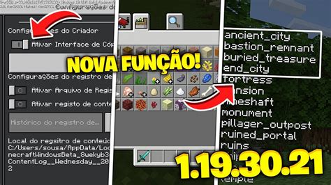 🔥 Minecraft Pe 1 19 30 21 Beta Nova FunÇÃo Para Coordenadas