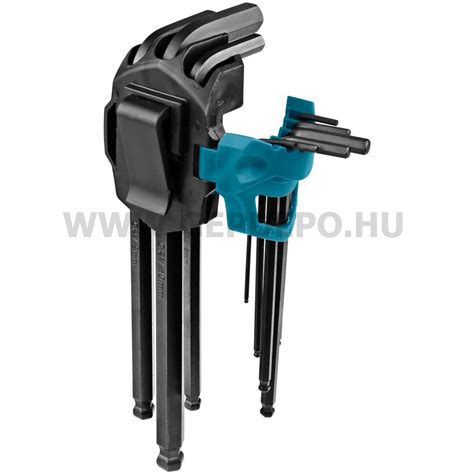 Makita imbuszkulcs készlet 1 5 10mm 9 részes Kéziszerszám