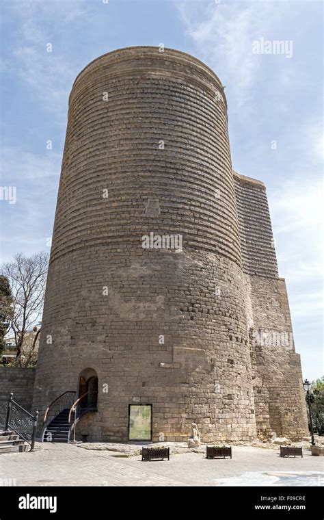 Maiden Tower Old City Alias Icheri Sheher Baku Azerbaiy N Es Un