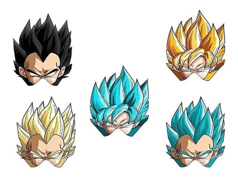 40 Mascaras De Dragon Ball Goku Sayayin Vegueta Gohan Envío gratis