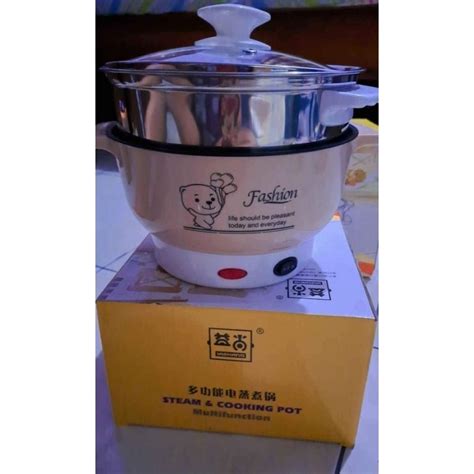 Jual Panci Listrik Multifungsi Free Kukusan Steamer Stainless Lapis