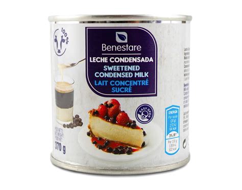 Сгущенное Молоко Benestare Leche Condensada Без глютена 370 г Испания ...