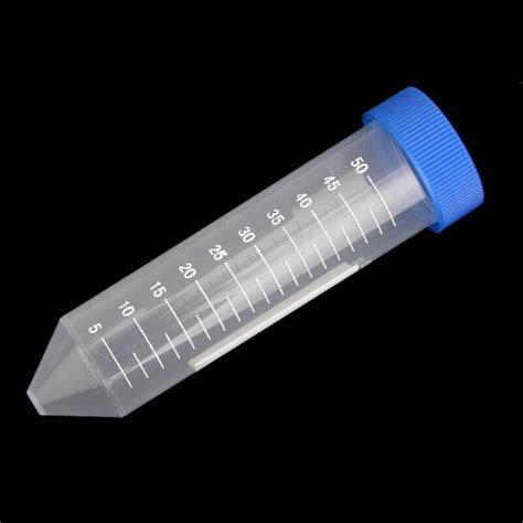 50 Pieces 50Ml Plastic Centrifuge Tube Pipe Vial Lab Test Container