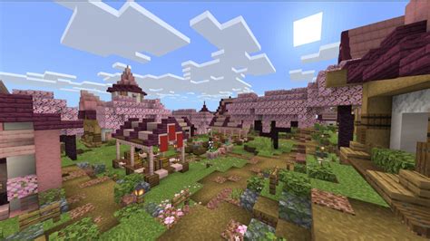 Cherry Blossom Village by BLOCKLAB Studios (Minecraft Marketplace Map) - Minecraft Marketplace ...