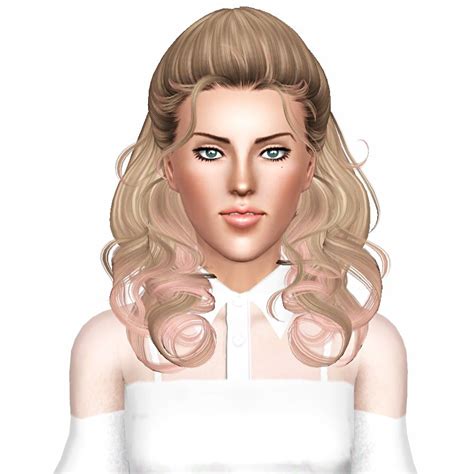 Newsea`s Fingertips Hairstyle Retextured By July Kapo For Sims 3 Sims