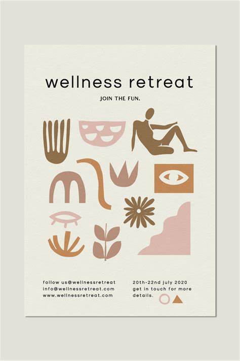 Poster design for Wellness Retreat | Doku