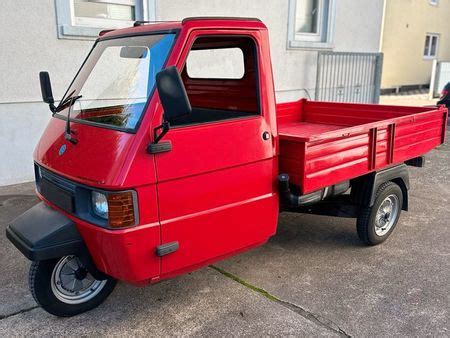 PIAGGIO Piaggio Ape Tm 703 Lenkrad Kipper 220 Ccm 11 Ps Super Zustand