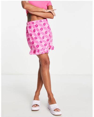 Pink Miss Selfridge Skirts For Women Lyst