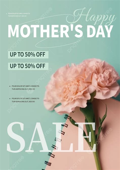 Mothers Day Creative Floral Background Poster Vector Template Download