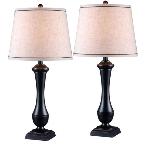 Kenroy Home Fazio In Oil Rubbed Bronze Table Lamp Pack Orb