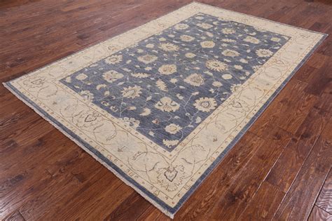 Hand Knotted Oushak Oriental Wool Rug 6 X 9– Golden Nile