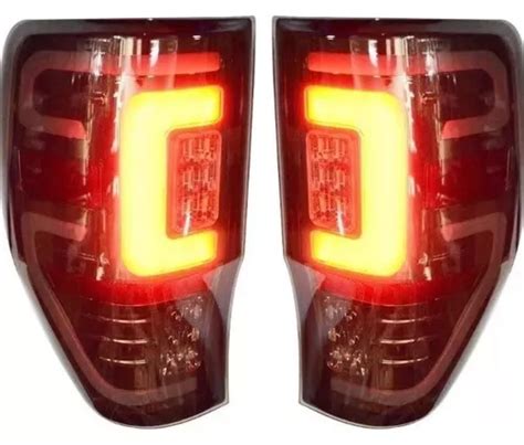 Juego Opticas Faros Traseros Full Led Ford Ranger Raptor Cuotas Al